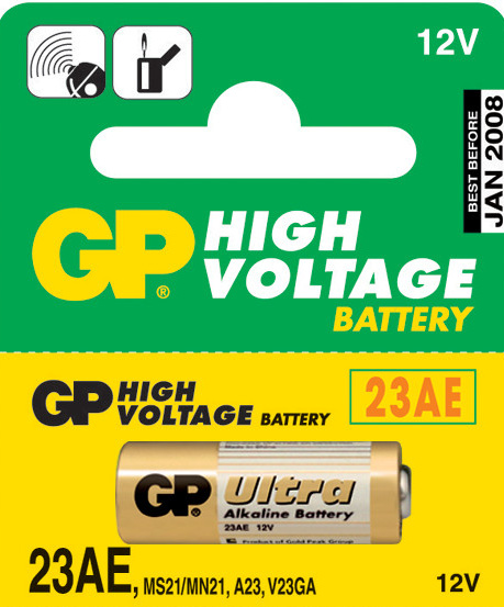 Baterie speciální GP 23AE - High Voltage - 12V